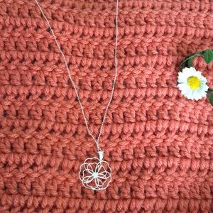 Beautiful silver necklace